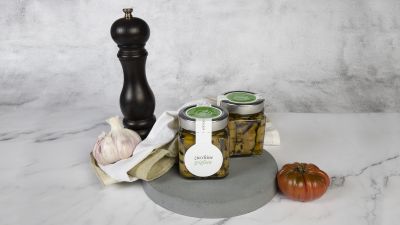 Gegrillte Zucchini in Olivenöl extra vergine